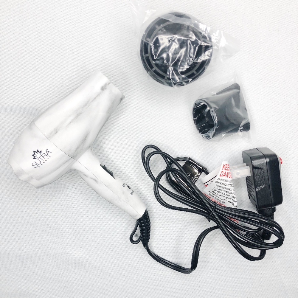 SUTRA Beauty Marble Mini Travel Blow Dryer